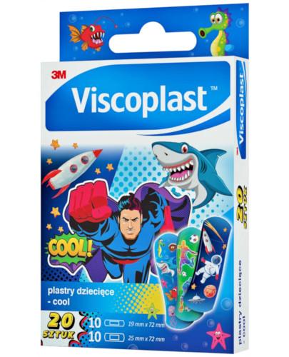 podgląd produktu Viscoplast plastry dziecięce cool 20 sztuk