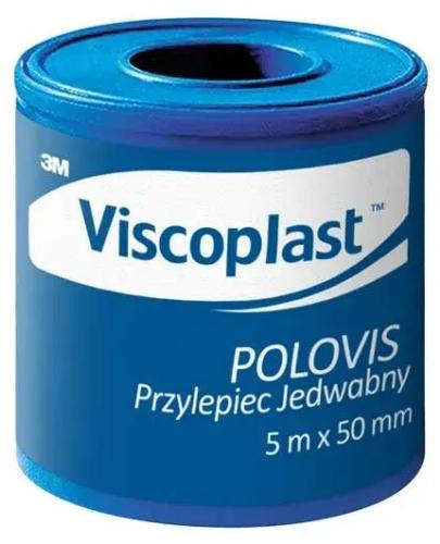 podgląd produktu Viscoplast Polovis przylepiec jedwabny 5m x 50mm 1 sztuka