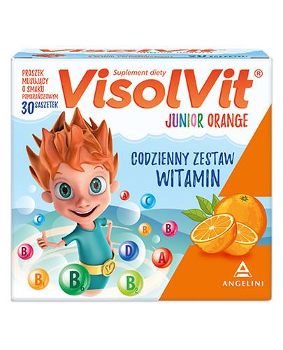 zdjęcie produktu Visolvit Junior Orange proszek o smaku pomarańczowym 30 saszetek