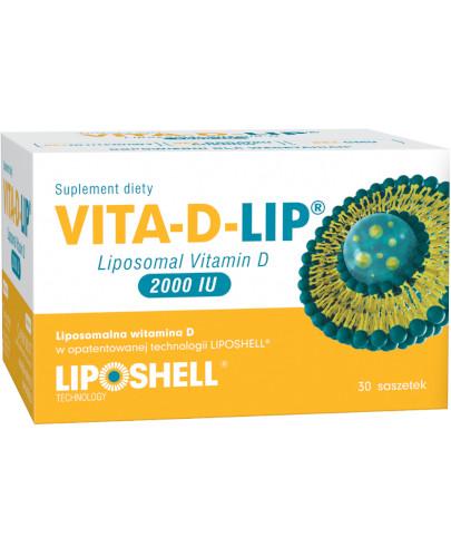 podgląd produktu VITA-D-LIP liposomalna witamina D 2000 IU 30 saszetek