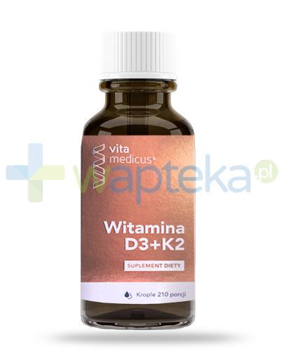 podgląd produktu VitaMedicus witamina D3 2000IU + K2 MK-7 50mcg 29,4 ml