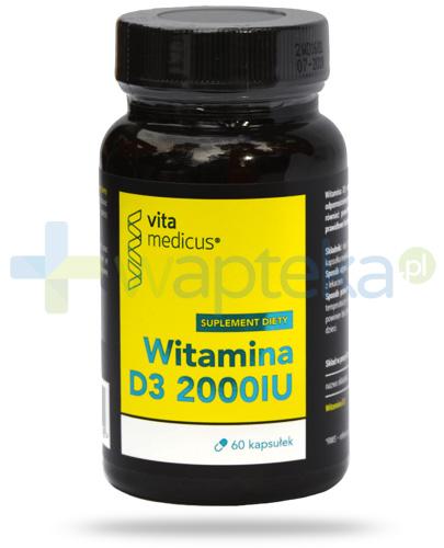 zdjęcie produktu VitaMedicus witamina D3 2000UI 60 kapsułek