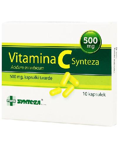 zdjęcie produktu Vitamina C Synteza 500mg 10 kapsułek
