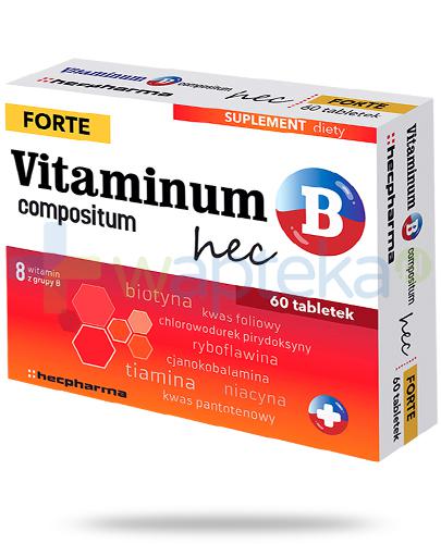 podgląd produktu Vitaminum B Compositum Forte Hec 60 tabletek