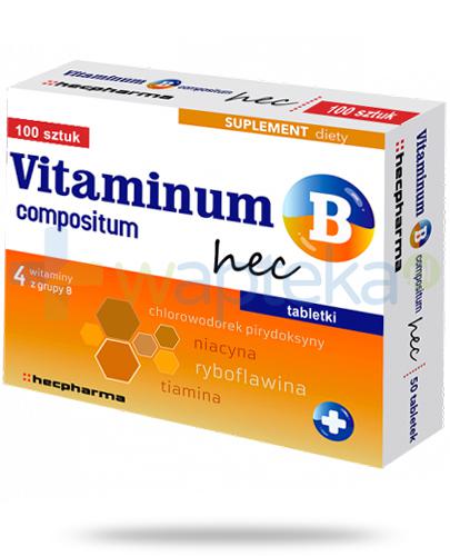 podgląd produktu Vitaminum B Compositum Hec 100 tabletek