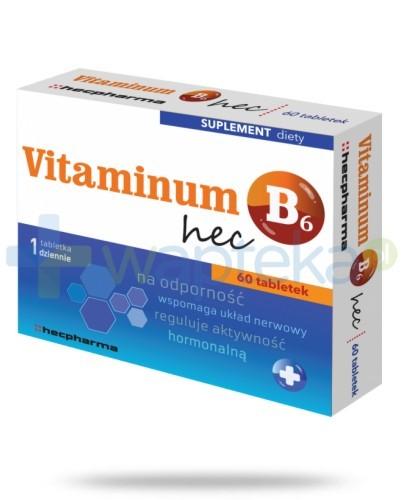 zdjęcie produktu Vitaminum B6 Hec 60 tabletek