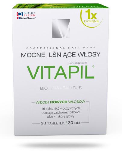 podgląd produktu Vitapil Mocne, lśniące włosy 30 tabletek