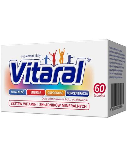 Vitaral zestaw witamin i minerałów 60 tabletek 