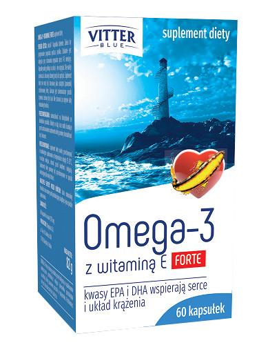 zdjęcie produktu Vitter Blue Omega-3 z witaminą E Forte 60 kaspułek  
