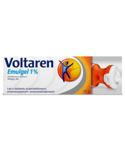 podgląd produktu Voltaren Emulgel 1% żel przeciwbólowy i przeciwzapalny - 75 g