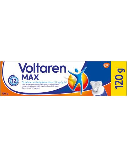 podgląd produktu Voltaren Max 23,2 mg/g żel przeciwbólowy i przeciwzapalny 120 g