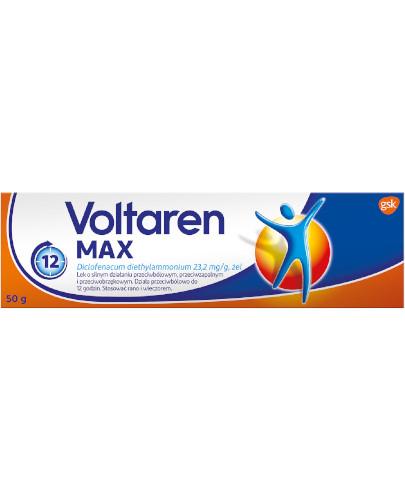 podgląd produktu Voltaren Max 23,2 mg/g żel przeciwbólowy i przeciwzapalny 50 g