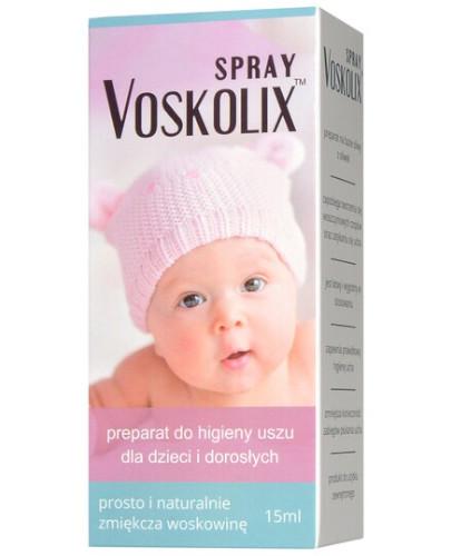 podgląd produktu Voskolix Spray do higieny uszu dla dzieci i dorosłych 15ml