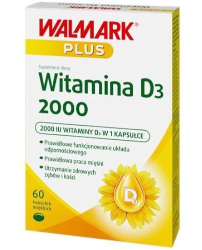 podgląd produktu Walmark Plus witamina D3 2000 60 kapsułek