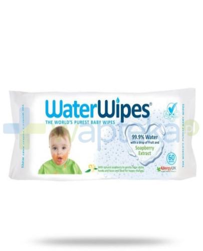 zdjęcie produktu WaterWipes chusteczki nasączane wodą z dodatkiem wyciągu z orzechów mydlanych Soapberry 60 sztuk
