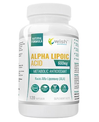 podgląd produktu Wish ALA Kwas Alfa Liponowy 600 mg 120 kapsułek