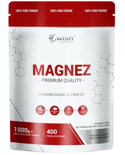 zdjęcie produktu Wish Magnez (cytrynian magnezu) proszek 1000 g