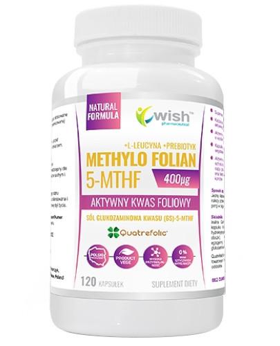 podgląd produktu Wish Methylo Folian 5-MTHF 400 μg aktywny kwas foliowy 120 kapsułek