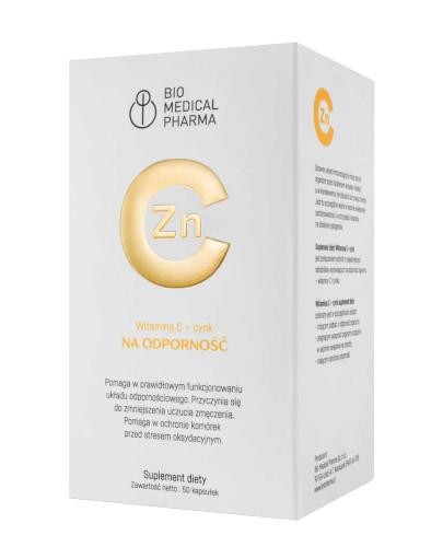podgląd produktu Witamina C + Cynk 50 kapsułek Bio Medical Pharma