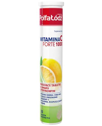 zdjęcie produktu Witamina C Forte 1000 smak cytrynowy 20 tabletek musujących