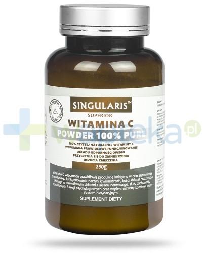 Singularis Witamina C Powder 100 Pure 100 Czystej Naturalnej Witaminy C W Proszku 250g