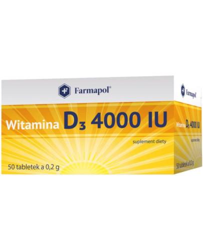 podgląd produktu Witamina D3 4000 IU 50 tabletek