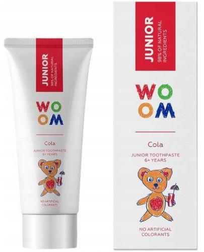 zdjęcie produktu Woom Junior Cola pasta do zębów dla dzieci powyżej 6 roku życia 50 ml