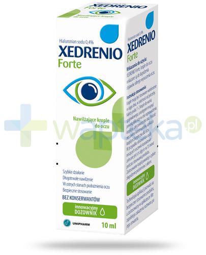 podgląd produktu Xedrenio Forte nawilżające krople do oczu 10 ml