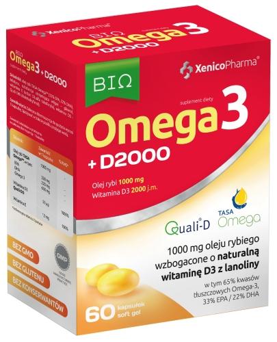 podgląd produktu XenicoPharma Bio Omega3 + D2000 60 kapsułek