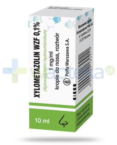 podgląd produktu Xylometazolin WZF 0,1% krople do nosa 10 ml