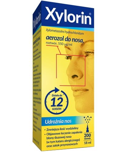 podgląd produktu Xylorin 0,55 mg/ml aerozol do nosa 18 ml
