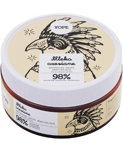 zdjęcie produktu Yope naturalna maska nawilżająca do włosów mleko owsiane 300 ml