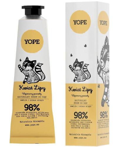 podgląd produktu Yope naturalny krem do rąk kwiat lipy 50 ml