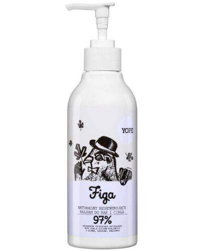 podgląd produktu Yope naturalny regenerujący balsam do rąk i ciała figa 300 ml