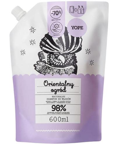 zdjęcie produktu Yope naturalny szampon do włosów orientalny ogród zapas 600 ml