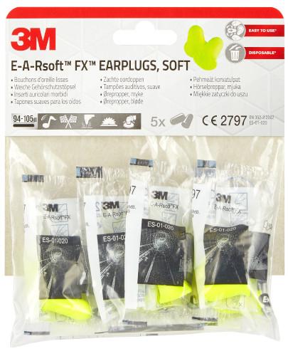 podgląd produktu Zatyczki do uszu jednorazowe 3M EARFXC5 5 par