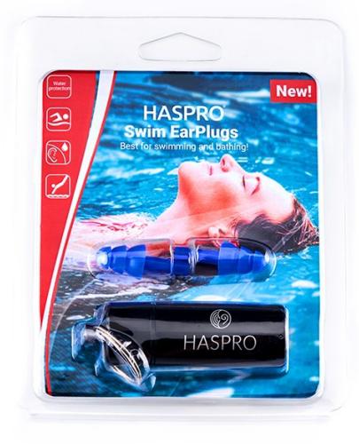 podgląd produktu Zatyczki do uszu wielorazowe Haspro Swim EarPlugs 1 para