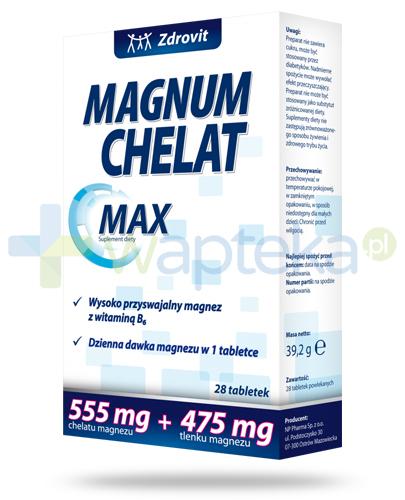 Zdrovit Magnum Chelat Max 28 tabletek