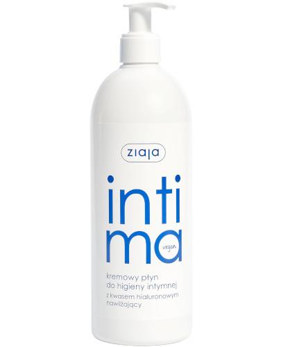 podgląd produktu Ziaja Intima kremowy płyn do higieny intymnej z kwasem hialuronowym 500 ml
