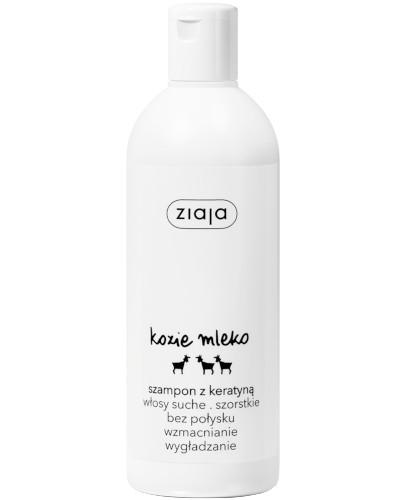 zdjęcie produktu Ziaja Kozie Mleko szampon do włosów z keratyną 400 ml