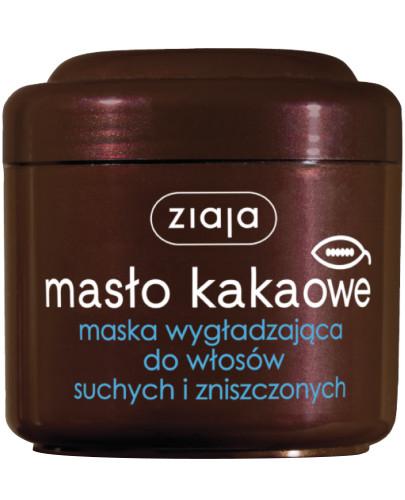 podgląd produktu Ziaja Masło Kakaowe maska wygładzająca do włosów suchych i zniszczonych 200 ml