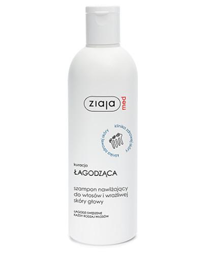 zdjęcie produktu Ziaja Med Kuracja Łagodząca szampon nawilżający do włosów i wrażliwej skóry głowy 300 ml