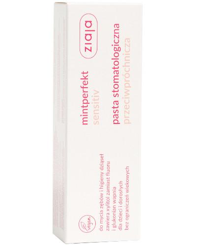 podgląd produktu Ziaja MintPerfekt Sensitiv pasta stomatologiczna przeciwpróchnicza 75 ml
