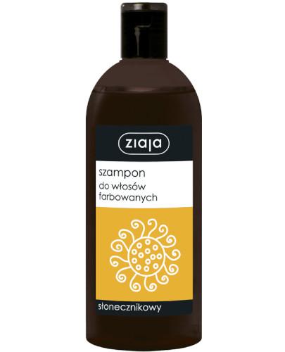 podgląd produktu Ziaja Słonecznikowy szampon do włosów farbowanych 500 ml