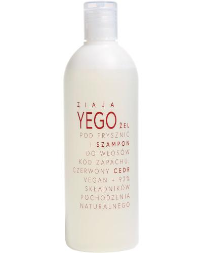 podgląd produktu Ziaja yego żel pod prysznic i szampon do włosów czerwony cedr 400 ml