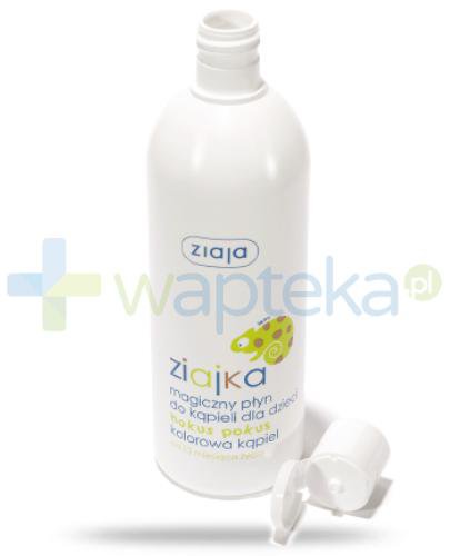 podgląd produktu Ziaja Ziajka magiczny płyn do kąpieli dla dzieci hokus pokus kolorowa kąpiel 400 ml