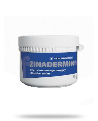 podgląd produktu Zinadermin krem ochronno-regenerujący z tlenkiem cynku 70 g
