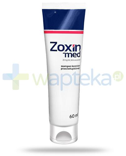podgląd produktu Zoxin-Med, Ketoconazolum 20mg/ml, szampon leczniczy przeciwłupieżowy 60 ml