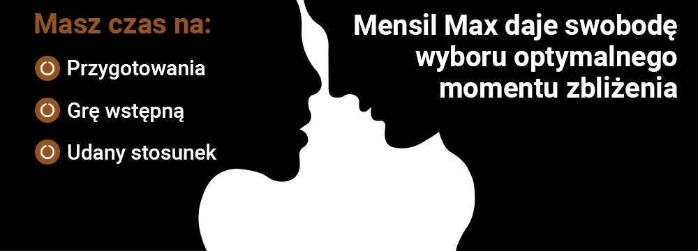 Mensil daje swobodę wyboru optymalnego momentu zbliżenia