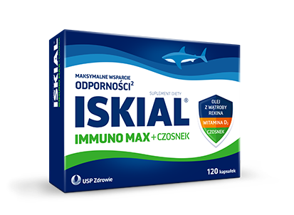 Iskial Immuno Max + czosnek Packshot